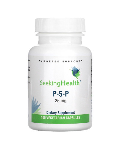 P-5-P (піридоксальфосфат), 25 мг, P-5-P, Seeking Health, 100 вегетаріанських капсул