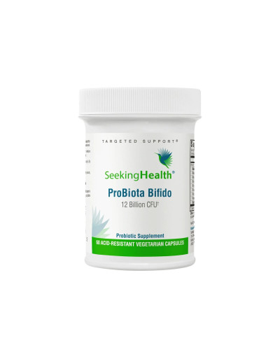 Пробіотики, 12 млрд КУО, ProBiota Bifido, Seeking Health, 60 вегетаріанських капсул