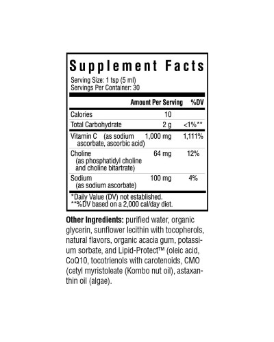 Витамин С липосомальный, 1000 мг, Liposomal Vitamin C, Seeking Health, 150 мл