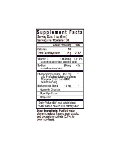 Вітамін С ліпосомальний, Optimal Liposomal Vitamin C Plus, Seeking Health, 150 мл Вітамін С ліпосомальний, Optimal Liposomal Vitamin C Plus, Seeking Health, 150 мл