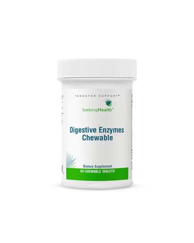 Пищеварительные ферменты, Digestive Enzymes, Seeking Health, 60 жевательных таблеток