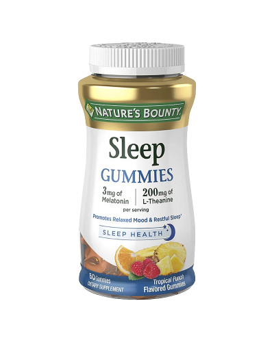 Комплекс для сна, вкус тропического пунша, Sleep Gummies, Nature's Bounty, 60 жевательных конфет