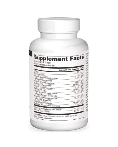 Комплексна підтримка кісток, Кальцій на ніч, Calcium Night, Source Naturals, 100 таблеток