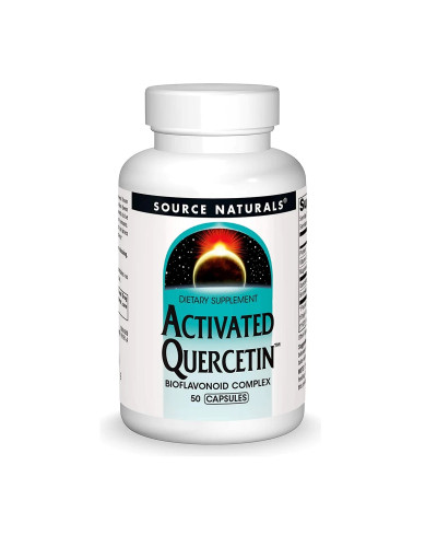 Кверцетин Активований, Activated Quercetin, Source Naturals, 50 капсул