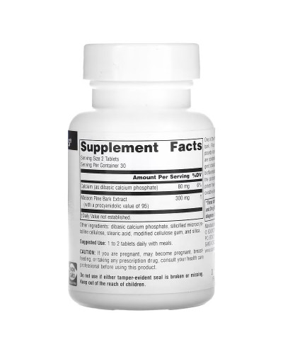 Экстракт сосновой коры, 150 мг, Pine Bark Extract, Source Naturals, 60 таблеток