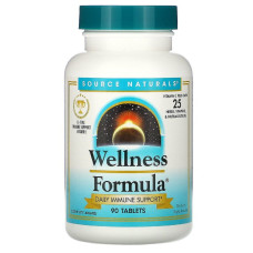 Растительный Иммунный Комплекс, Wellness Formula, Source Naturals, 90 таблеток