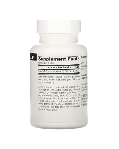 Вітамін В6 500мг, Source Naturals, 100 таблеток