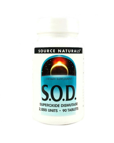 СОД Ферменти 235 мг, Source Naturals, 90 таблеток