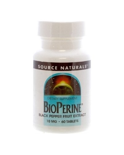 Биоперин (Экстракт Черного Перца) 10мг, Source Naturals, 60 таблеток