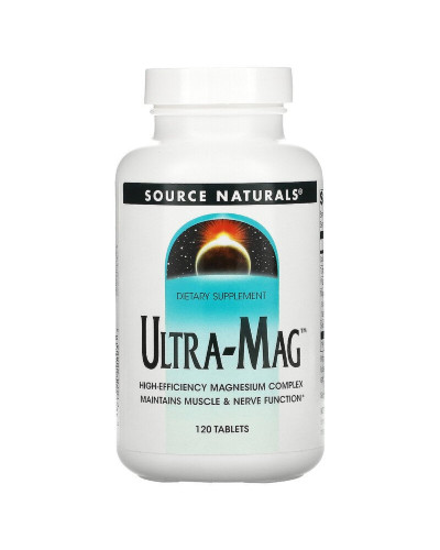 Ультра Магній і Вітамін В6, Source Naturals, 120 таблеток