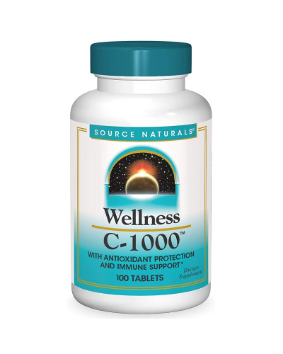Вітамін С-1000, Wellness, Source Naturals, 100 таблеток
