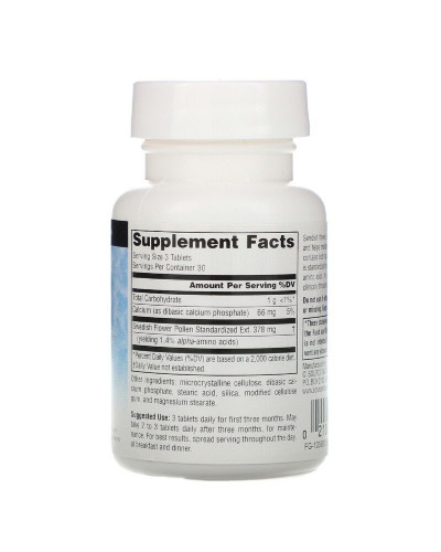 Комплекс для Поддержки Функции Простаты, Swedish Flower Pollen, Source Naturals, 90 таблеток