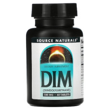 DIM (дииндолилметан) 100мг, Source Naturals, 60 таблеток