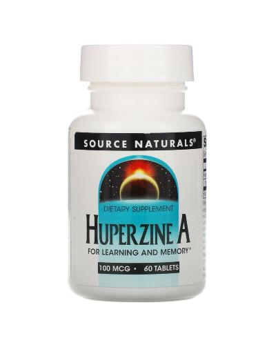 Гуперзин А 100мкг, Source Naturals, 60 таблеток