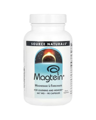 Магній L-треонат, здоров'я мозку, Vegan MagMind, Brain Health, Jarrow Formulas, 90 вегетаріанських капсул