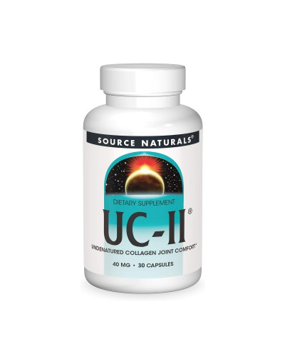 Коллаген неденатурированный тип II, 40 мг, UC-II, Source Naturals, 30 капсул