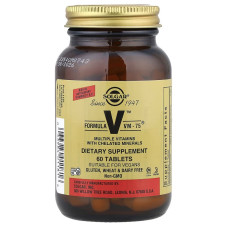 Мультивитаминная Формула, Formula VM-75, Solgar, 60 таблеток