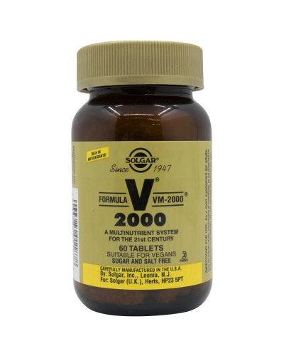 Мультінутріентна Формула VM-2000, Formula VM-2000, Solgar, 60 Таблеток