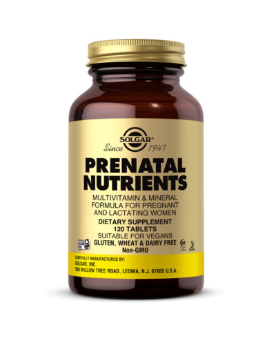 Мультивитамины для Беременных, Prenatal Nutrients, Solgar, 120 таблеток