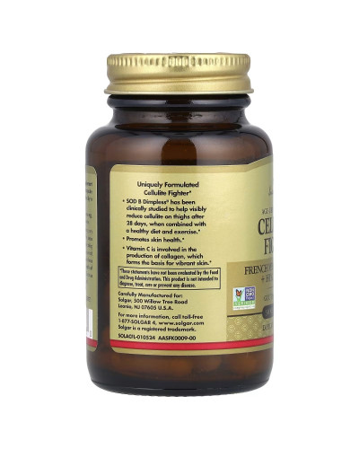 Засіб від целюліту, Age-Defying Nutrition, Cellulite Fighter, Solgar, 30 веганських капсул