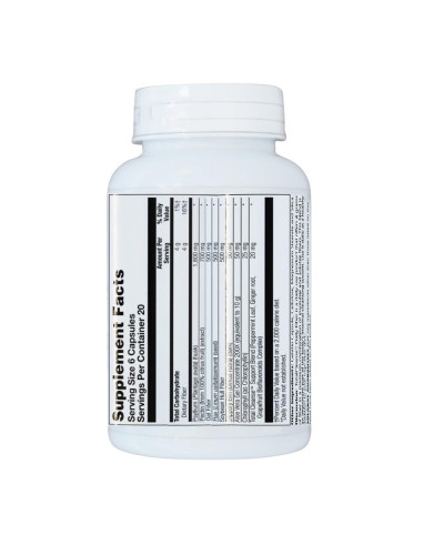 Повне очищення, Total Cleanse Daily Fiber, Solaray, 120 капсул