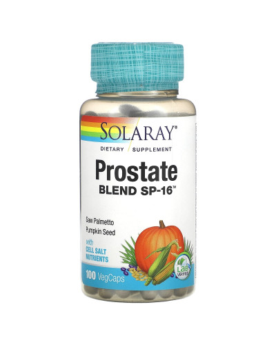 Комплекс Для Поддержки Функции Простаты, Prostate Blend SP-16, Solaray, 100 Капсул