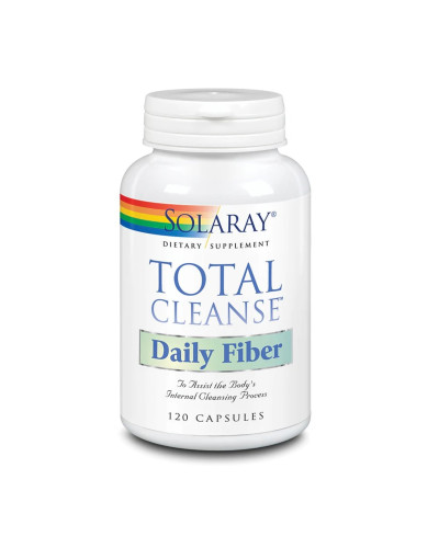Повне очищення, Total Cleanse Daily Fiber, Solaray, 120 капсул