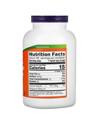 Органическая Спирулина, Порошок, Organic Spirulina, Now Foods, 113 гр