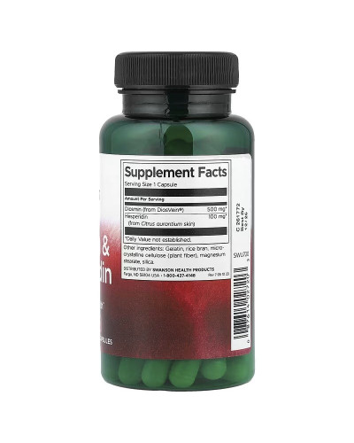 Діосмін та гесперидин, Diosmin & Hesperidin, Swanson, 60 капсул