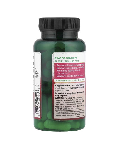 Діосмін та гесперидин, Diosmin & Hesperidin, Swanson, 60 капсул
