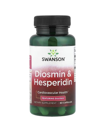 Діосмін та гесперидин, Diosmin & Hesperidin, Swanson, 60 капсул