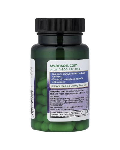 Цинк піколінат, 22 мг, Zinc Picolinate, Swanson, 60 веганських капсул Цинк піколінат, 22 мг, Zinc Picolinate, Swanson, 60 веганських капсул