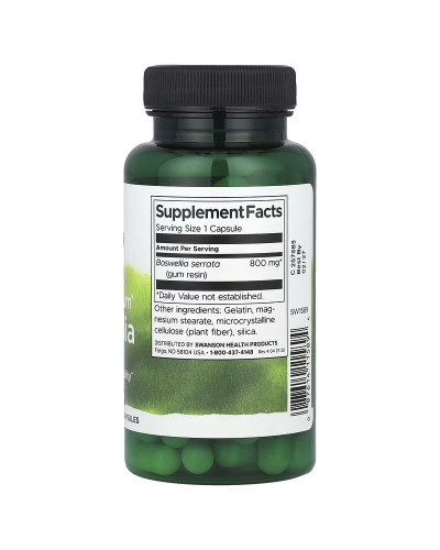 Босвеллія, 800 мг, Full Spectrum Boswellia, Swanson, 60 капсул