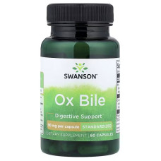 Бічача жовч, 90 мг, Ox Bile, Swanson, 60 капсул