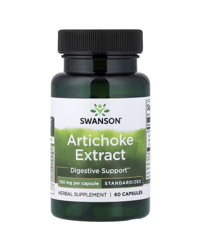 Артишок, 250 мг, Artichoke Extract, Swanson, 60 капсул