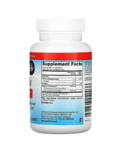 Молозиво, Colostrum Plus, Symbiotics, 120 вегетарианских капсул Молозиво, Colostrum Plus, Symbiotics, 120 вегетарианских капсул