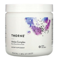 Комплекс аминокислот, вкус ягод, Amino Complex, Berry Flavored, Thorne Research, 228 г (8 унций)