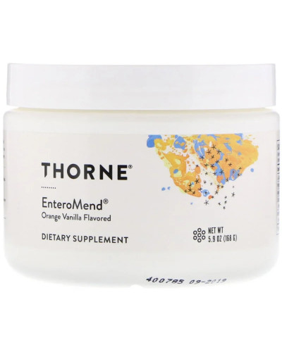 Ентеросорбент, зі смаком апельсина і ванілі, EnteroMend, Thorne Research, 168 гр (5,9 унції)