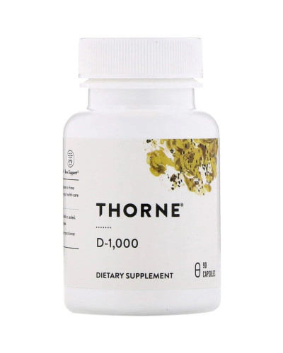 Вітамін D3, 1000МЕ, Thorne Research, 90 капсул
