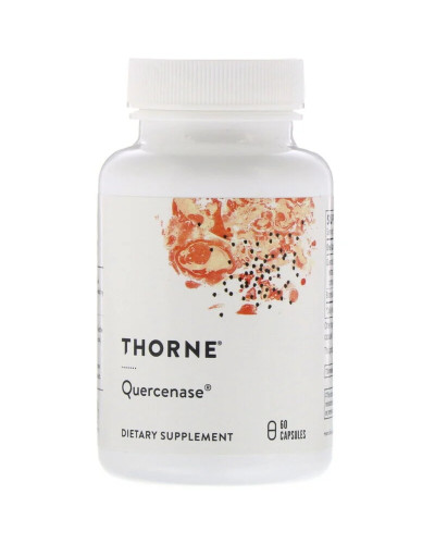 Кверцетин з Бромелайном, Quercetin Complex, Thorne Research, 60 капсул Кверцетин з Бромелайном, Quercetin Complex, Thorne Research, 60 капсул