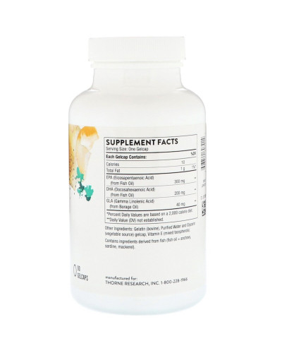 Омега Плюс, Omega Plus, Thorne Research, 90 гелевых капсул