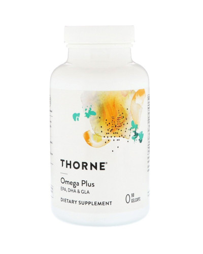 Омега Плюс, Omega Plus, Thorne Research, 90 гелевых капсул