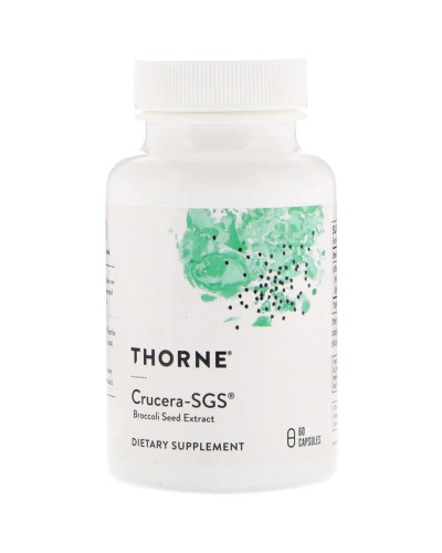 Экстракт семян Брокколи, Crucera-SGS, Thorne Research, 60 капсул