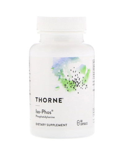 Изо-фос, Фосфатидилсерин, Iso-Phos, Thorne Research, 60 капсул
