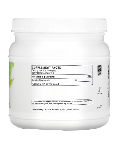 Креатин, Creatine, Thorne Research, 450 г