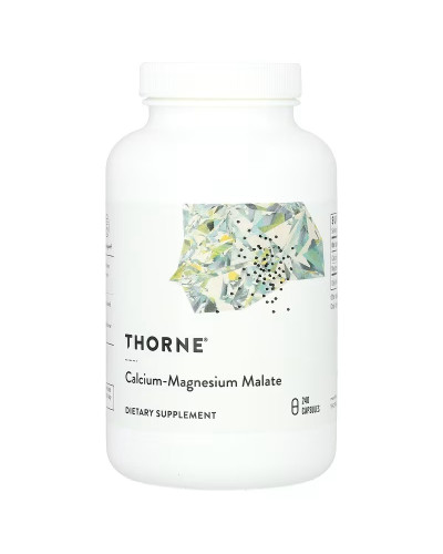 Кальций и магний малат, Calcium-Magnesium Malate, Thorne, 240 капсул