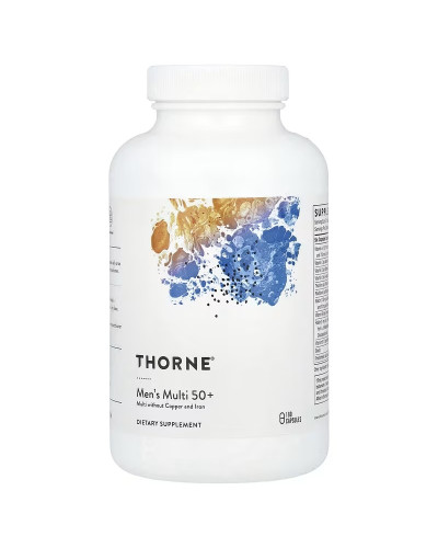 Мультивітаміни для чоловіків 50+, Men's Multi 50+, Thorne Research, 180 капсул
