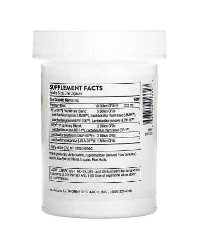Пробіотик для жінок, Women's Daily Probiotic, Thorne Research, 30 капсул