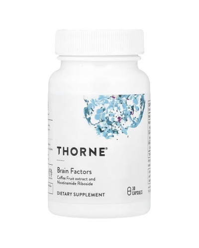 Поддержка мозга, Brain Factors, Thorne Research, 30 капсул