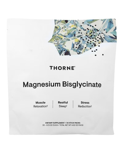 Магний Бисглицинат, Magnesium Bisglycinate, Thorne, 30 стыков